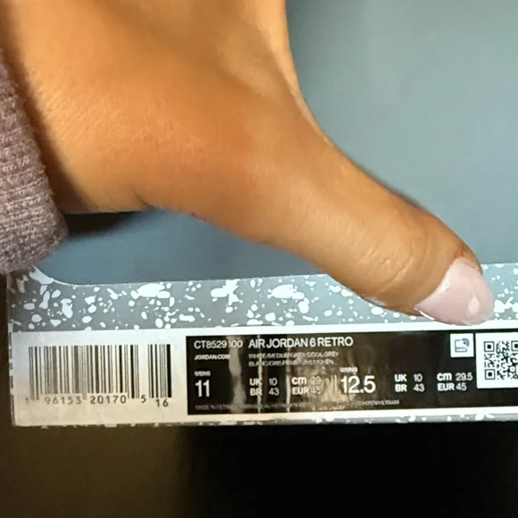 Air Jordan 6 Retro Cool Grey 11 - Picture 2 of 9